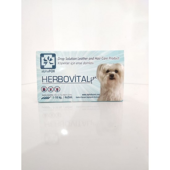 Alpha Fox Herbovital Köpek Ense Damlası 1-10 kg./4x2ml. Alpha Fox Herbovital Köpek Ense Damlası 1-10 kg./4x2ml.