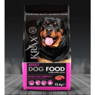 Krax Kuzu Etli Pirinçli Yetişkin Köpek Maması 15 kğ