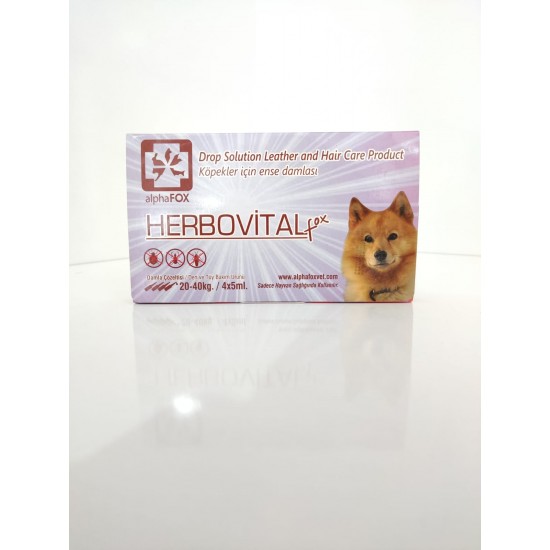 Alpha Fox Herbovital Köpek Ense Damlası 20-40 kg./4x5ml. Alpha Fox Herbovital Köpek Ense Damlası 20-40 kg./4x5ml.