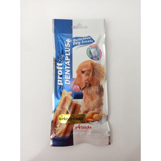 Proff Dog Denta Plus Hindili Ödül Çubuğu 4'lü Proff Dog Denta Plus Hindili Ödül Çubuğu 4'lü