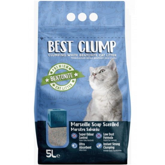 Best Clump Marsilya Sabun Kokulu Kedi Kumu 5 lt Best Clump Marsilya Sabun Kokulu Kedi Kumu 5 lt