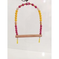 Boncuklu Muhabbet Kuşu Salıncağı