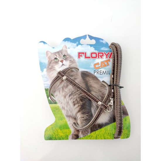 Florya Deri Kedi Göğüs Tasması Florya Deri Kedi Göğüs Tasması