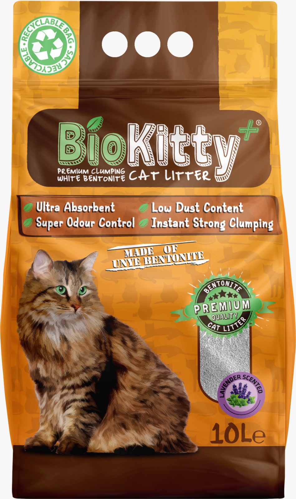 Bio Kitty Lavanta Kokulu Kedi Kumu 10 Lt