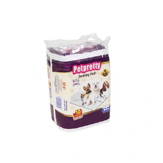 Pet Pretty 10'lu Çiş Pedi Lavanta Kokulu Pet Pretty 10'lu Çiş Pedi Lavanta Kokulu