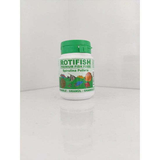 Roti Fish Spirulina Pellets Balık Yemi 40gr/100ml Roti Fish Spirulina Pellets Balık Yemi 40gr/100ml